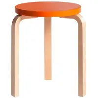 Artek Stool 60 Tabouret Birch | Orange