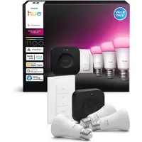 Philips Starter kit Ampoule connectée Hue E27 ambiance Blanc et couleur