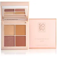 SOSU Cosmetics Eyeshadow Quad palette de fards à paupières teinte Nude 4.8 g