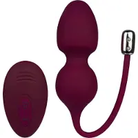 Dorcel boules d'amour boules de geisha vibrantes télécommandées Plum