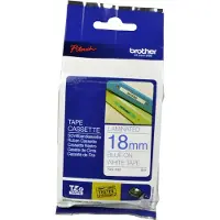 Brother TZe-243 - (18 mm) - Bleu sur blanc - Ruban