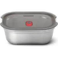 Black+blum Steel Food Box Gris Large
