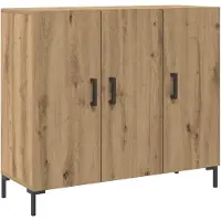 vidaXL Sideboard Chêne Artisan 90x34x80 cm Bois composite