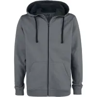 Black premium by emp Sweat-shirt zippé à capuche de - Mask Of Sanity - L - 5XL - pour Homme - gris - Taille 5XL