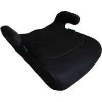 IWH Mario PLUS Kindersitzkissen "schwarz / anthrazit" ECE R129 Kindersitz (Norme ECE R129/i-Size)