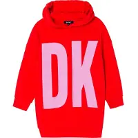 DKNY D32801-991 Long Sleeve Dress Rouge 3 Years Fille