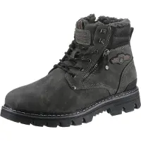 Dockers Bottines à lacets jaune d'or / gris fumé / rouge foncé / noir