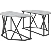vidaXL Table basse Sonoma Grey 80X80X42 Cm en bois d'ingénierie Lumarko
