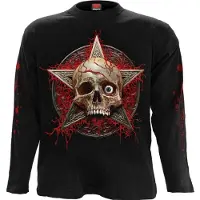 Spiral T-shirt manches longues de - Creeping Curse - Haut Manches Longues - L - XL - pour Homme - noir - Taille L