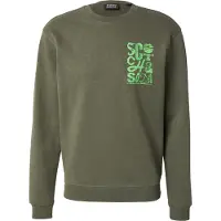 Scotch & Soda Pull Logo Vert Olive