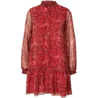 Pepe Jeans Robe-chemise beige / rouge