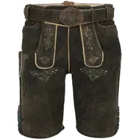 Krüger Collection Pantalon folklorique 'Curtis' brun foncé
