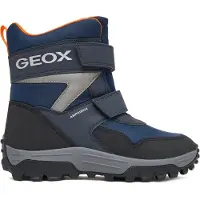 Geox Chaussures de randonnée imperméables Himalaya pour enfants, bottes, couleur bleue, pour un usage quotidien