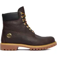 Timberland Bottines à lacets brun foncé / noir