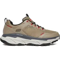 SKECHERS Chaussures de randonnée Relaxed Fit D’Lux Journey Slate Peak pour homme – Imperméables, vegan, mousse à mémoire de forme Air-Cooled Memory Foam – 44 EU