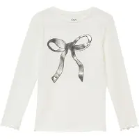 s.Oliver T-Shirt écru / or / noir