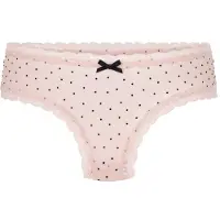 Hunkemoller Culotte poudre / noir