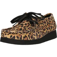 Clarks Chaussures Wallabee Evosh D Premium Femme Leopard