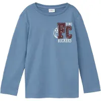 s.Oliver T-Shirt bleu clair / marron / blanc