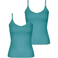 Sloggi Haut ' ZERO Feel 2.0 Spaghetti Top ' turquoise