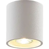 LINDBY Plafonnier , Parvin, dimmable, Blanc, Salon / séjour, Métal, Moderne