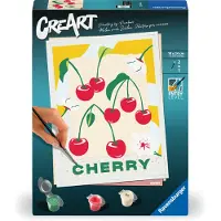 Ravensburger CreArt - Peinture par numéros 25514 - Cerises - à partir de 12 ans pour les débutants
