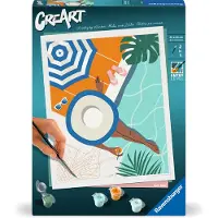 Ravensburger Puzzle Peinture au Numéro - CréArt - Pool Time
