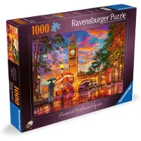 Ravensburger Sunset At Parliament Square (12000184) Puzzle 1000 Pieces Multicolore Enfants