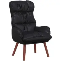vidaXL fauteuil Noir 69 x 74 x 93 cm Cuir artificiel