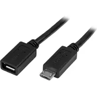 StarTech.com .com Câble d'extension Micro USB de 50 cm - M/F - Noir