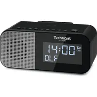 Technisat VIOLA CR 1 | Radio-réveil DAB+ et FM avec chargement sans fil | noir