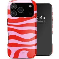 Selencia Coque arrière Vivid avec MagSafe pour Apple iPhone 17 Pro - Dream Swirl Pink