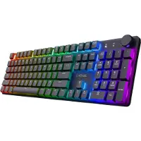 Trust GXT 868 Torix clavier Gaming USB + RF Wireless + Bluetooth QWERTY US English Black