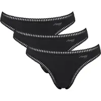 Sloggi String 'Go Crush' gris foncé / noir