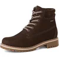 Tamaris Bottines à lacets brun foncé