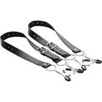 XR Brands - pince téton lèvres intimes - noir