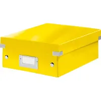 Leitz Boîte d'organisation Click & Store WOW petite jaune