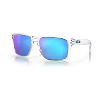 Oakley - Lunettes de soleil polarisantes - Holbrook XL Polished Clear Prizm Sapphr Irid Polar - Blanc