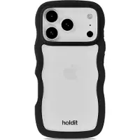 Holdit Coque Wavy Apple iPhone 17 Pro Max - Black / Transparent
