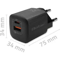 Qoltec Chargeur Mural Usb-a Et Usb-c 50764 Qc 3.0