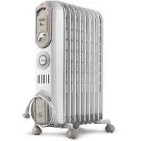 De'Longhi V550918T.WB Intérieur blanc 1800 W Radiateur soufflant à huile