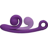 SVibe Curve - Vibromasseur 2en1 stimulateur clitoridien - silicone violet