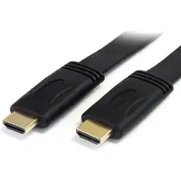 StarTech.com Câble plat HDMI haute vitesse Ultra HD 4K avec Ethernet de 5 m - HDMI vers HDMI - M/M - HDMI avec câble Ethernet - 5 m
