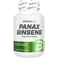 BiotechUSA Panax Ginseng capsules conçu pour contribuer au bien-être psychique 60 cps