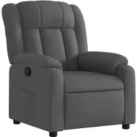 vidaXL Fauteuil relax gris foncé Tissu