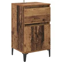 vidaXL Cabinet de chevet Bois ancien 40 x 35 x 70 cm Bois d'ingénierie