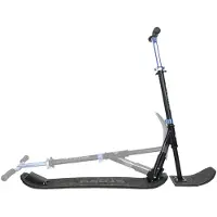 Boarddistribution Story Deluxe, trottinette pour cascades sur neige – Noir / Bleu | Réglable et pliable