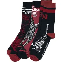 Dark Souls Chaussettes Gaming de - Bonfire - EU39-42 - EU 43-46 - pour Homme - multicolore - Taille EU 39-42