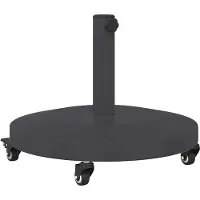 vidaXL Pied de parasol , gris foncé, 48 x 48 x 32 cm