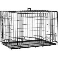 Flamingo Cage en fil métallique avec porte coulissante 93x59x62,5 cm